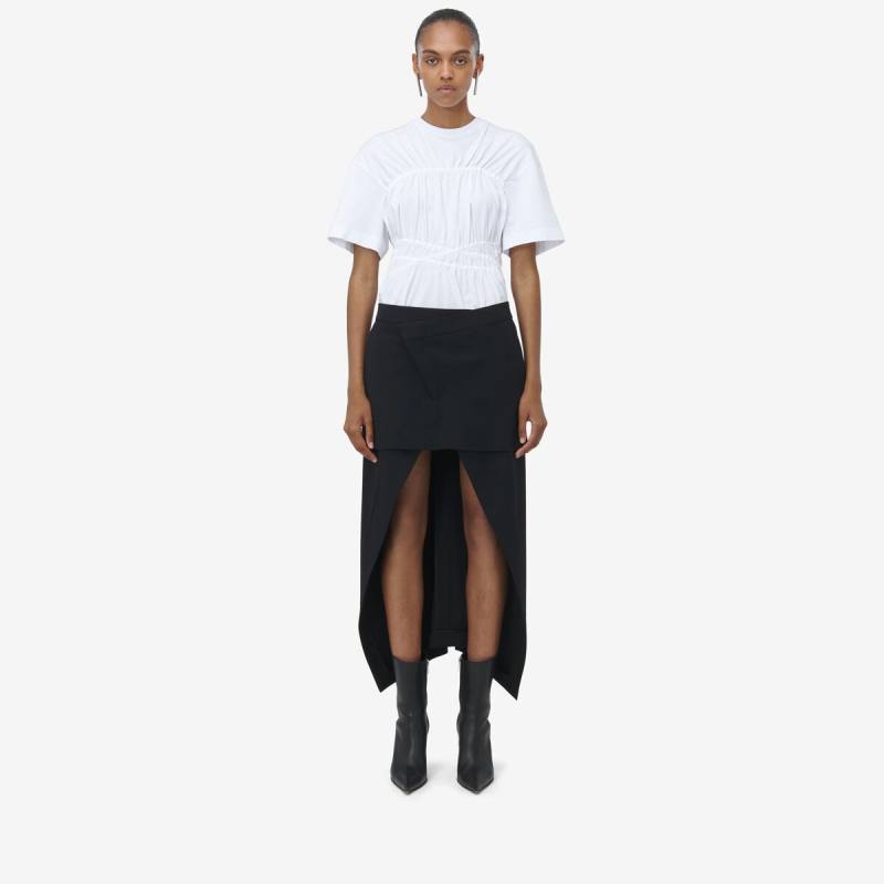 ALEXANDER MCQUEEN - Asymmetric Skirt - Item 804732QJACH1000